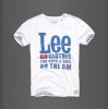 【现货】Lee专柜正品/蓝色字母印花图案圆领短袖T恤8904-5Y1A-时尚三国